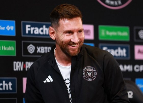 Lionel Messi ofreció su primera rueda de prensa tras su llegada al Inter Miami, en la que habló sobre la decisión de jugar en la MLS