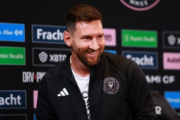 Lionel Messi ofreció su primera rueda de prensa tras su llegada al Inter Miami, en la que habló sobre la decisión de jugar en la MLS