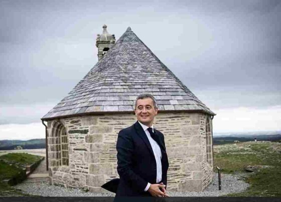 Gérald Darmanin protagonizó el inicio de la campaña política con un acto proselitista con miras al electorado de Le Pen.