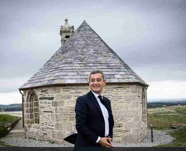 Gérald Darmanin protagonizó el inicio de la campaña política con un acto proselitista con miras al electorado de Le Pen.