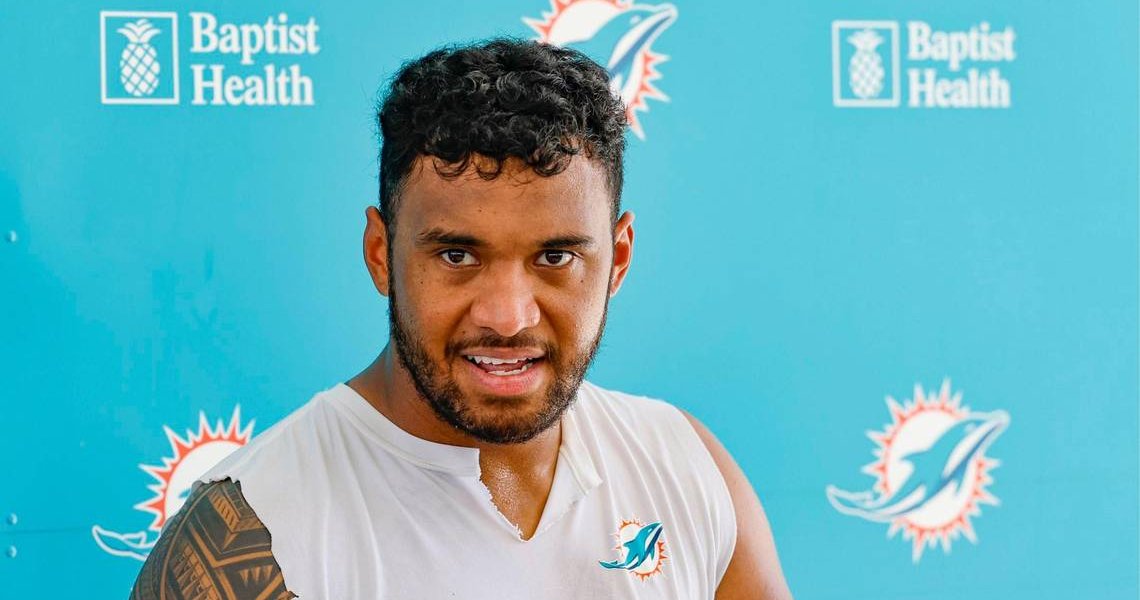 El mariscal de campo de Miami Dolphins, Tua Tagovailoa, indicó que su entrenamiento ha sido intenso durante la temporada baja