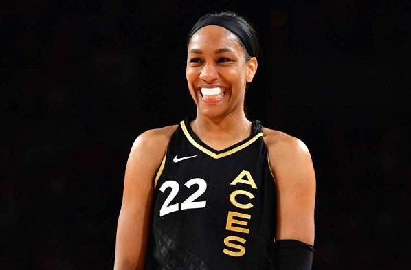 La jugadora de la WNBA A'ja Wilson de Las Vegas Aces anotó 53 puntos, en el duelo del martes ante Atlanta Dream en donde además tomó siete rebotes