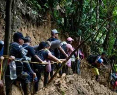 Según cifras reveladas desde enero de 2023 han transitado más de 320.000 personas por la selva para continuar su recorrido hacia EEUU.