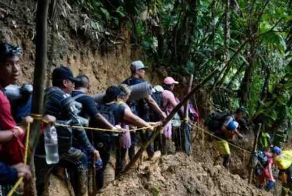 Según cifras reveladas desde enero de 2023 han transitado más de 320.000 personas por la selva para continuar su recorrido hacia EEUU.