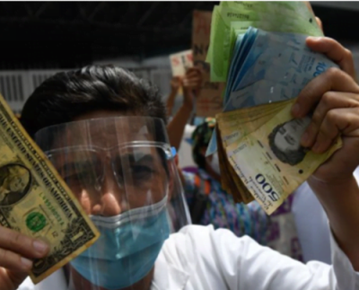 Venezuela presenta una tasa anualizada de inflación de 404% y con una tendencia a seguir creciendo en forma descontrolada.