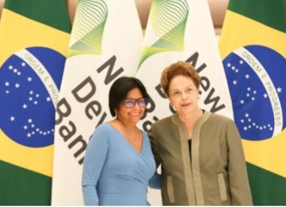 Delcy Rodríguez y Dilma Rousseff se reunieron hace pocos minutos para fortalecer e impulsar la cooperación económica.