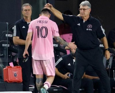 Lionel Messi salió en el Minuto 37 del primer tiempo en el duelo en que Inter Miami venció 4 a 0 al Toronto FC y siguió con su racha de victorias