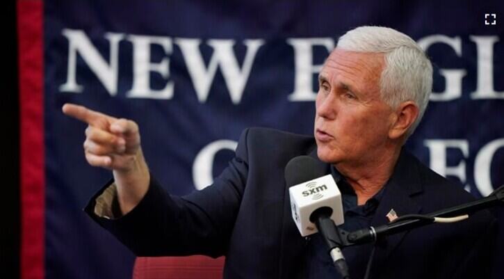 El ex vicepresidente Mike Pence pidió a los votantes republicanos que rechacen los “cantos de sirena” de las políticas populistas