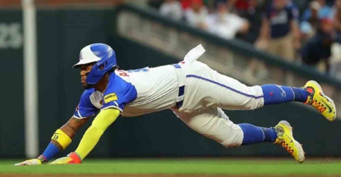 Acuña se coloca a solo seis bases robadas de las 70 en su gran campaña 2.023 y podría alcanzar la nunca antes lograda marca en la historia de las Mayores de 40-70.