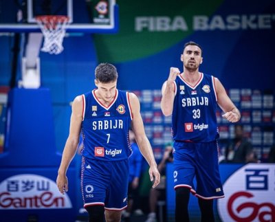 Bogdan Bogdanovic fue el jugador más destacado por Serbia ante Lituania, al encestar 18 de sus 21 puntos en la primera mitad del compromiso