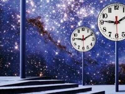 Aquello que nosotros llamamos futuro junto a lo que llamamos pasado es un solo y único hecho que se vá secuenciando en nuestro punto que vemos como presente.