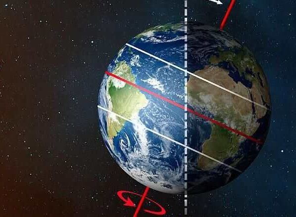 El eje de rotación terrestre se inclinó casi 80 centímetros hacia el este entre 1993 y 2010 debido a la extracción de agua subterránea según señaló un estudio publicado en Geophysical Research Letters.