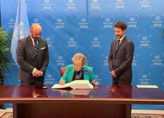 Más de 80 países firmaron el acuerdo de Biodiversidad Marina de Áreas Fuera de la Jurisdicción Nacional (BBNJ) durante la 78ª Asamblea General de la ONU en Nueva York .