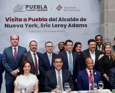 El alcalde de Nueva York Eric Adams estuvo en México como parte de su gira por Latinoamérica destinada a desalentar la migración donde dice que "ya no hay más espacio".