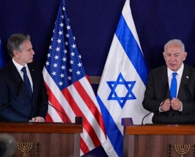 El secretario de Estado estadounidense Antony Blinken prometió en Tel Aviv el jueves que Israel nunca tendrá que defenderse solo mientras exista Estados Unidos.