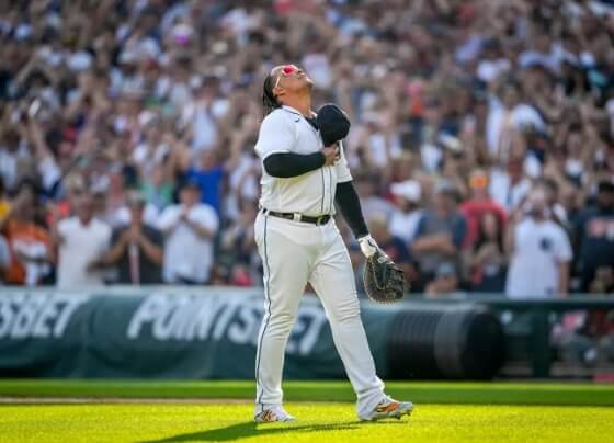 Miguel Cabrera disputó este domingo su último compromiso como pelotero profesional tras 20 años de carrera en las Grandes Ligas llena de éxitos