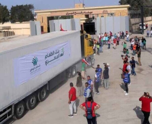 Este nuevo convoy llegó a Gaza después de que lo hiciera otro de diez camiones, lo que representa que por primera vez han accedido al enclave dos contingentes en un solo día