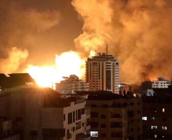 un fallo en el lanzamiento ocasionó una tragedia local: el proyectil cayó sobre el hospital al-Ahli, ubicado en Gaza