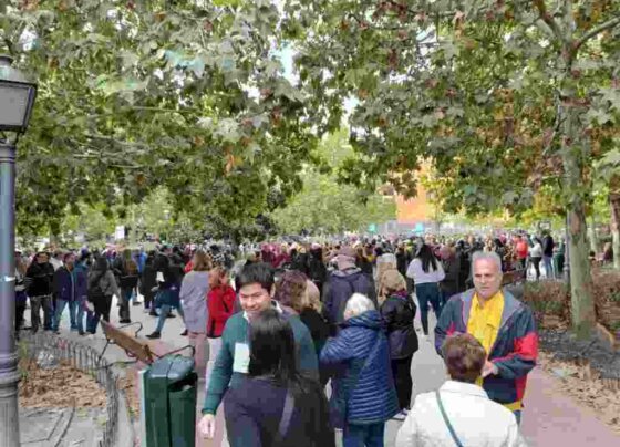 Más de 200.000 venezolanos residentes en Madrid votaron este domingo en las primarias de la oposición venezolana, según informó la Comisión Nacional de Primarias