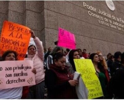 El Sindicato de Trabajadores del Poder Judicial de México anunció que realizará un paro de labores desde este jueves y hasta el martes como reacción contra la aprobación en la Cámara de Diputados de un proyecto que busca eliminar 13 de los 14 fideicomisos que administra ese Poder