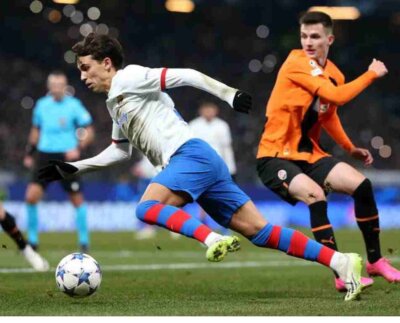 Barcelona perdió contra un rival menor que ni siquiera puede jugar en su país por la guerra y se ha tenido que refugiar en Hamburgo.