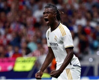 El centrocampista francés Eduardo Camavinga aseguró estar "muy orgulloso" de haber ampliado su contrato con el Real Madrid hasta el 30 de junio de 2029