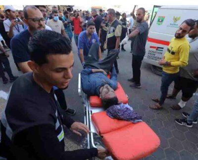 Las autoridades sanitarias de la Franja de Gaza informaron la muerte de al menos 10.818 personas, como consecuencia de los bombardeos israelíes sobre el enclave palestino