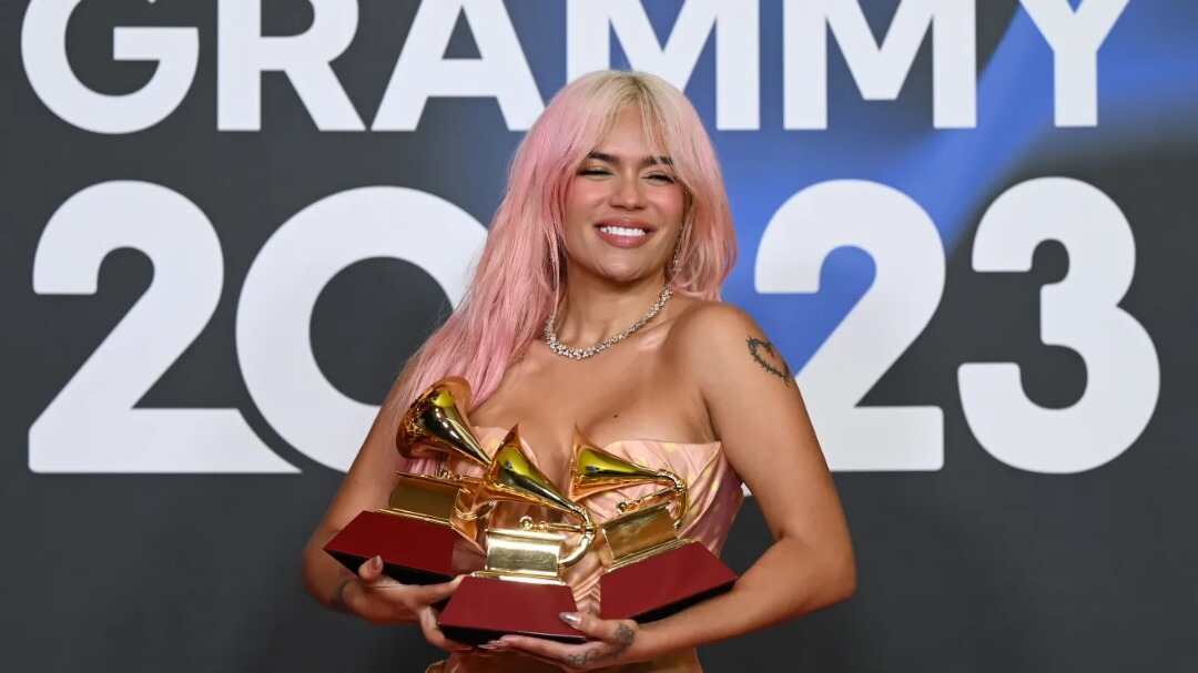 Los Latin Grammy 2023 coronaron a un póker de reyes y reinas integrado por el mexicano estadounidense Édgar Barrera, el argentino Bizarrap, la mexicana Natalia Lafourcade y las colombianas Shakira y Karol G.