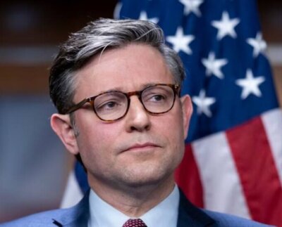 El presidente de la Cámara de Representantes de Estados Unidos, Mike Johnson, respaldó el martes a Donald Trump para la presidencia,