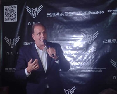 Elio Colmenares Vargas Presidente Creador de NEO Seguros ofreció una rueda de prensa para dar a conocer los beneficios que tendrán las personas aseguradas con esta herramienta de inteligencia artificial que facilitará los procesos.