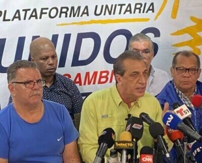 El dirigente Biagio Pilieri, en representación de la Plataforma Unitaria Democrática de Venezuela, aseguró el absoluto respaldo a la candidata unitaria de todos los factores democráticos, María Corina Machado.