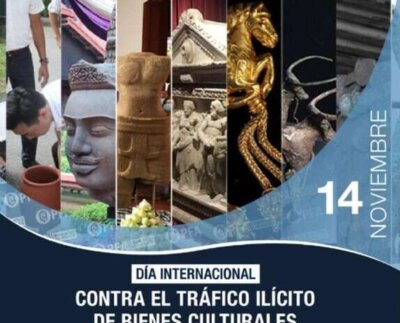 En 2023, la UNESCO y la Oficina de las Naciones Unidas contra la Droga y el Delito (UNODC) han declarado que el tráfico ilícito de bienes culturales es un asunto de seguridad global y lo hacen bajo el lema: “Protege tu legado”,