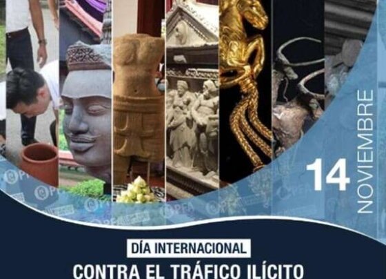 En 2023, la UNESCO y la Oficina de las Naciones Unidas contra la Droga y el Delito (UNODC) han declarado que el tráfico ilícito de bienes culturales es un asunto de seguridad global y lo hacen bajo el lema: “Protege tu legado”,