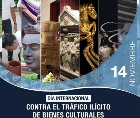 En 2023, la UNESCO y la Oficina de las Naciones Unidas contra la Droga y el Delito (UNODC) han declarado que el tráfico ilícito de bienes culturales es un asunto de seguridad global y lo hacen bajo el lema: “Protege tu legado”,