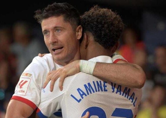 El goleador del Barça explicó que su relación con el joven Lamine Yamal es muy buena y que esto solo ha sido una acción dentro del partido.