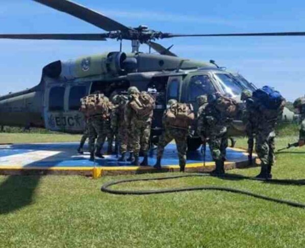 300 uniformados asignados a la búsqueda del padre del famoso futbolista Luis Díaz, quien fue secuestrado el pasado 31 de octubre por el Ejército de Liberación Nacional.