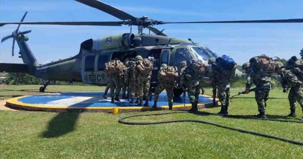 300 uniformados asignados a la búsqueda del padre del famoso futbolista Luis Díaz, quien fue secuestrado el pasado 31 de octubre por el Ejército de Liberación Nacional.