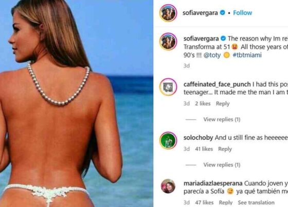 Esta semana, para promover un nuevo producto de su línea de belleza Toty, la colombiana de 51 años mostró a sus seguidores una atrevida foto tomada de espaldas.