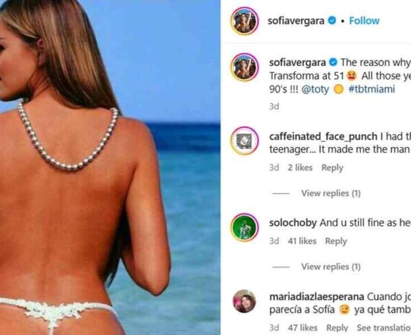 Esta semana, para promover un nuevo producto de su línea de belleza Toty, la colombiana de 51 años mostró a sus seguidores una atrevida foto tomada de espaldas.