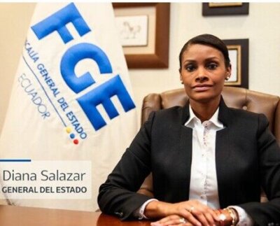 Detienen a jueces fiscales y policías por narcotráfico en Ecuador, en el marco de una investigación, informó la fiscal general, Diana Salazar.