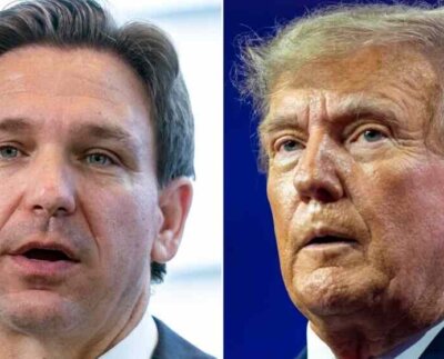 El expresidente Donald Trump se reunió en privado con el gobernador de Florida, Ron DeSantis, lo que marcó una distensión entre los ex rivales