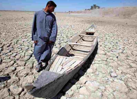 El río Éufrates se está secando, uno de los ríos más antiguos del mundo. Mucha de la historia de la humanidad se ha desarrollado allí.