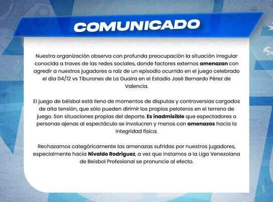El pitcher de Navegantes del Magallanes, Nivaldo Rodríguez denunció que fue víctima de amenazas por parte del padre de Ronald Acuña jr.