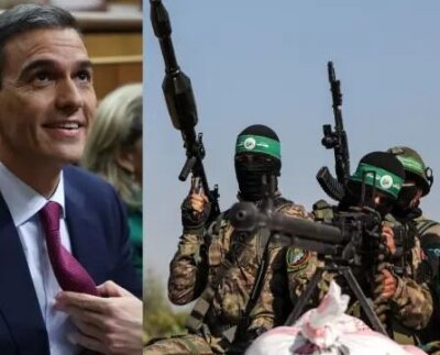 impúdicamente se muestra solidario con Hamas, el movimiento compuesto mayoritariamente por asesinos.