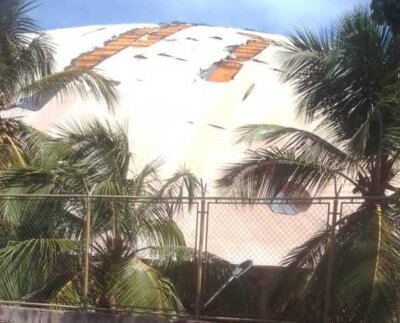 Gimnasio cubierto de Margarita necesita una mano amiga. Ese gimnasio fue sede del equipo de baloncesto Guaiqueríes.