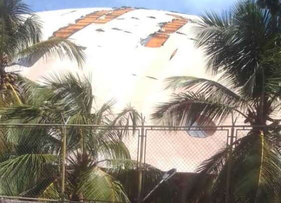 Gimnasio cubierto de Margarita necesita una mano amiga. Ese gimnasio fue sede del equipo de baloncesto Guaiqueríes.