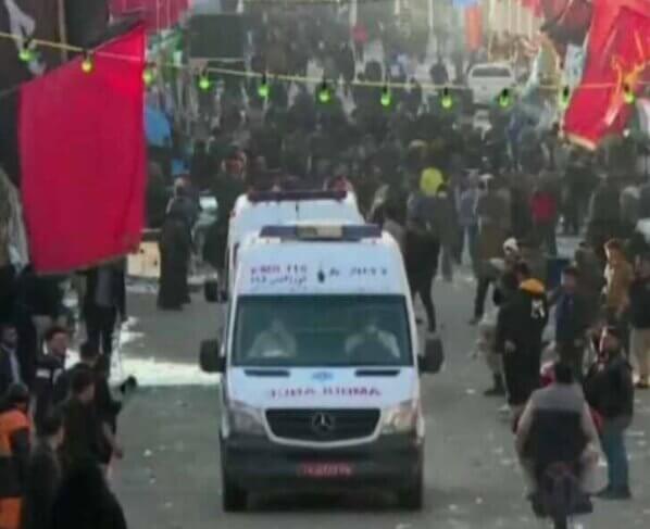 103 muertos por explosión cerca de tumba de Qasem Soleimani. 141 resultaron heridas en la ciudad iraní de Kerman después de dos explosiones cerca de la tumba del comandante militar.