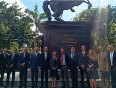 Políticos europeos en Caracas se reunieron con gobierno y oposición. Embajadores y representantes diplomáticos de varios Estados Miembros de la Unión Europea
