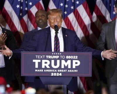 Trump ganó New Hampshire y se acerca a la candidatura presidencial. El conteo le dio el 50 % de los votos escrutados, con casi 10 puntos porcentuales de ventaja frente a Nikki Haley