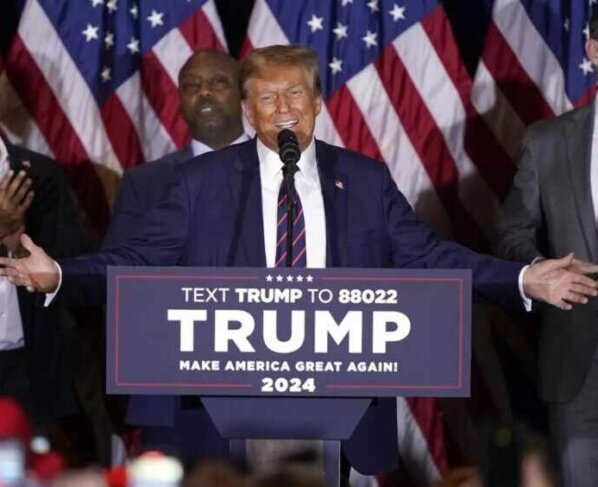 Trump ganó New Hampshire y se acerca a la candidatura presidencial. El conteo le dio el 50 % de los votos escrutados, con casi 10 puntos porcentuales de ventaja frente a Nikki Haley